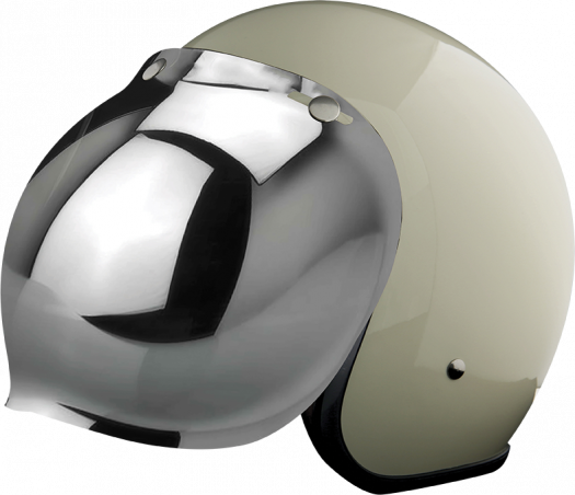 bubble visor QUARTZ - Iridium